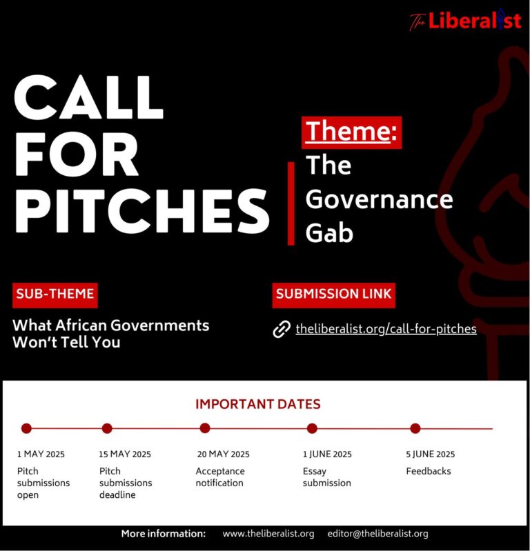 Call for Pitches The Governance Gap